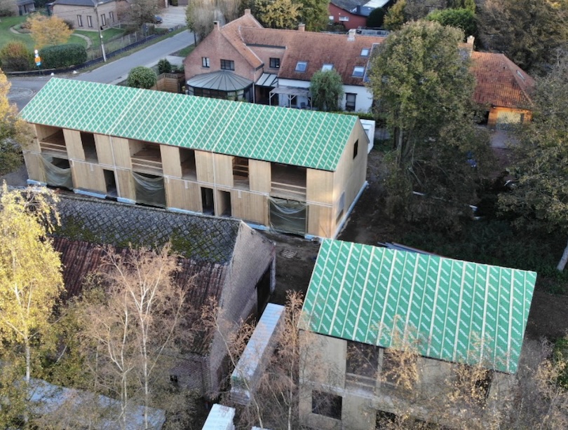 Co-housing in ’t groen – 8 BEN woningen in Olen, met Unidek dakelementen
